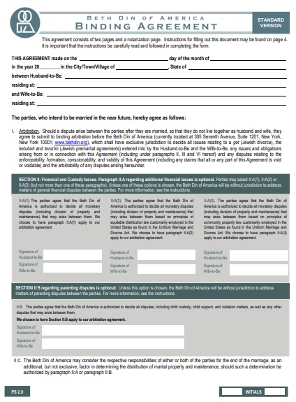 printable prenuptial agreement form 10