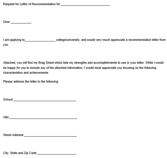 professional letter of recommendation template 3