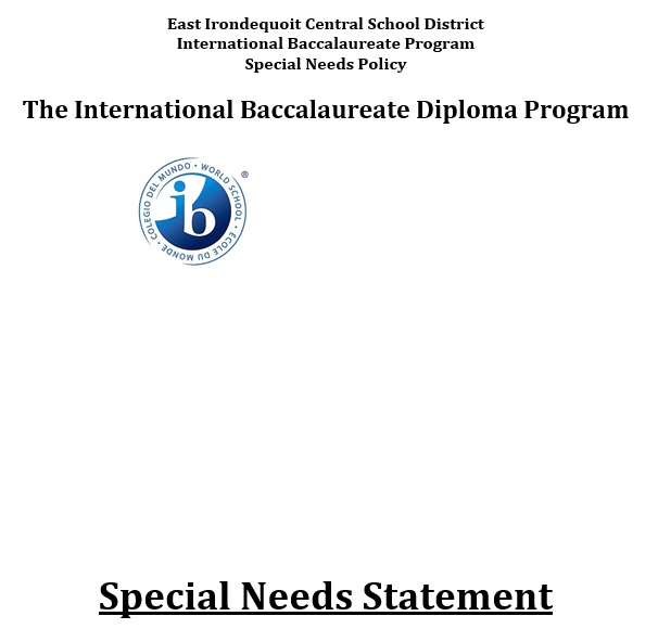 special needs statement template