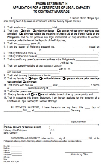 free marriage contract template 2