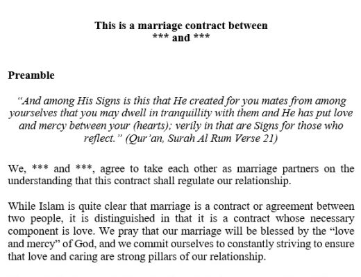 free marriage contract template 3