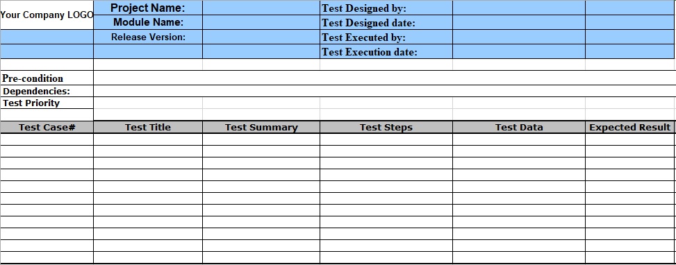 free test case template 8