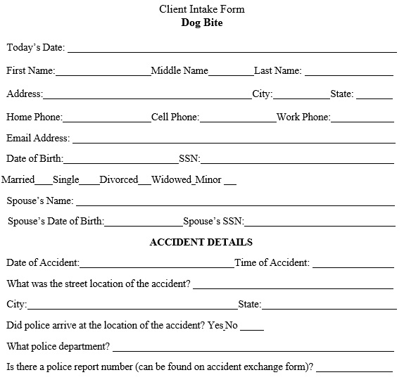printable client intake form 3