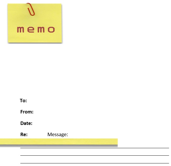 free business memo template 4