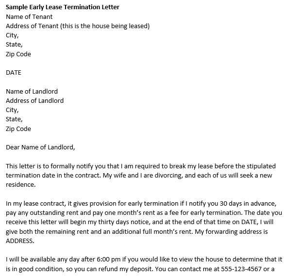 free termination letter template 5