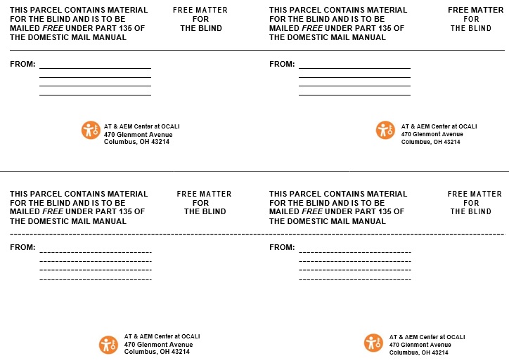 printable shipping label template 6