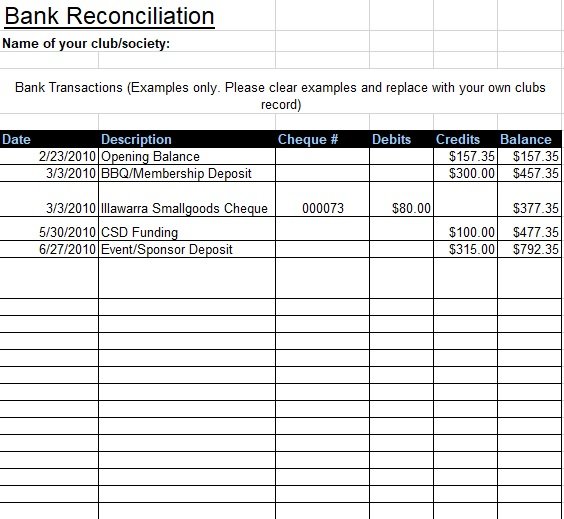 25+ Free Bank Reconciliation Templates & Examples (Excel / Word)