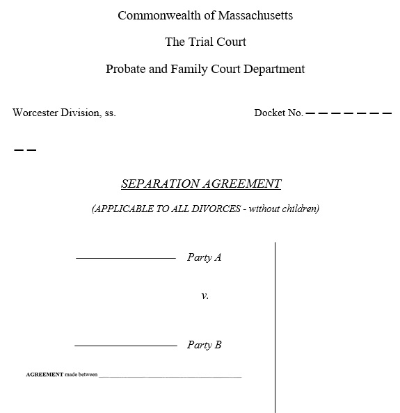 free divorce settlement agreement template 16