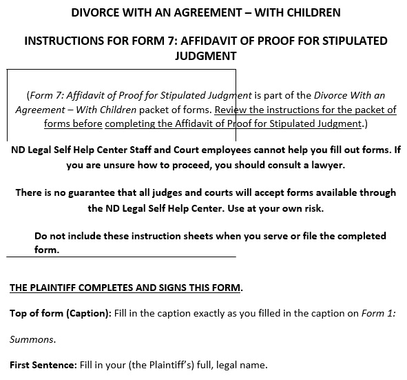 free divorce settlement agreement template 3