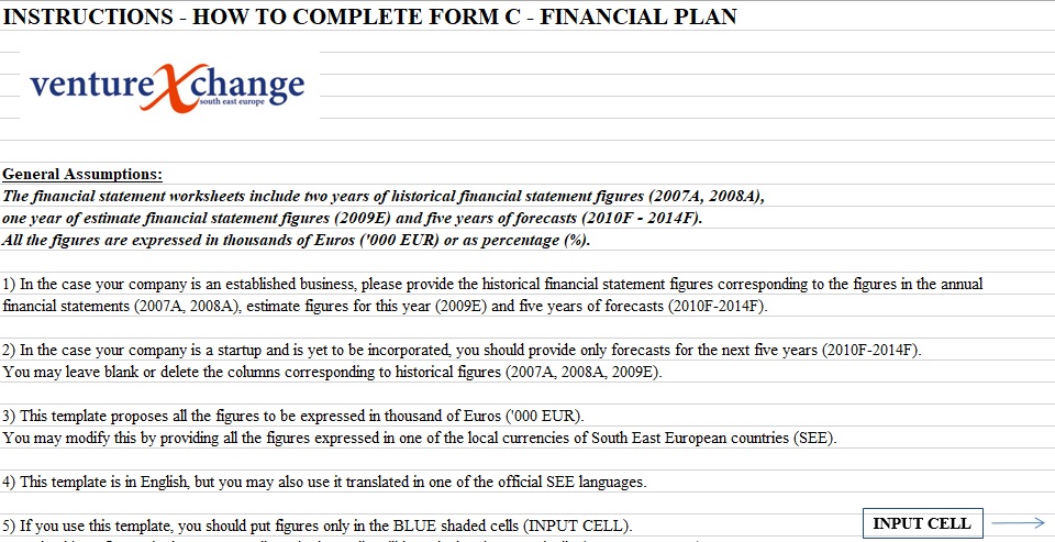 free financial plan template 14