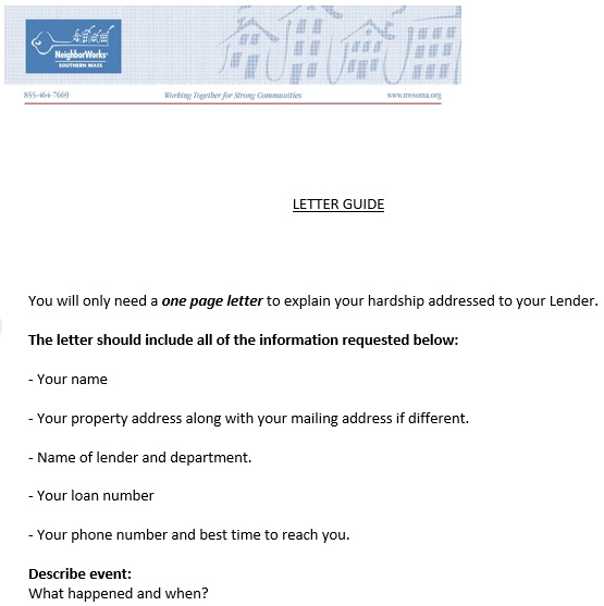 free letter of explanation template 3