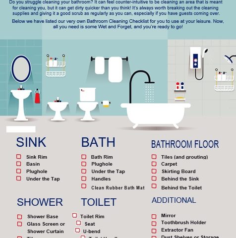 printable bathroom cleaning checklist 19