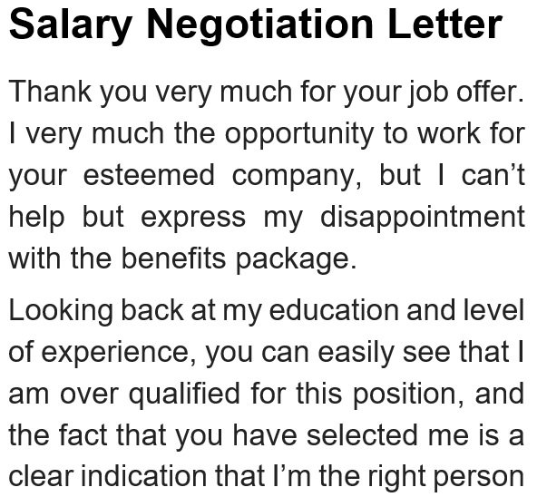 best salary negotiation letter 11