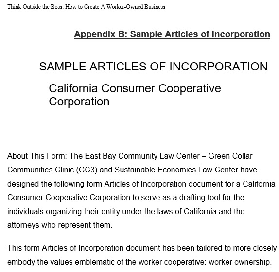 free articles of incorporation template 10