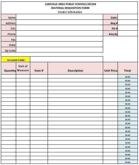 25+ Free Requisition Forms for Purchase, Materials & Lab (Word) - Best ...