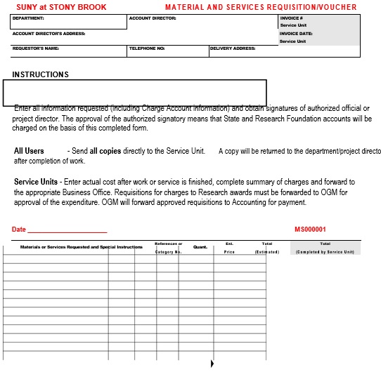 free requisition form template 2