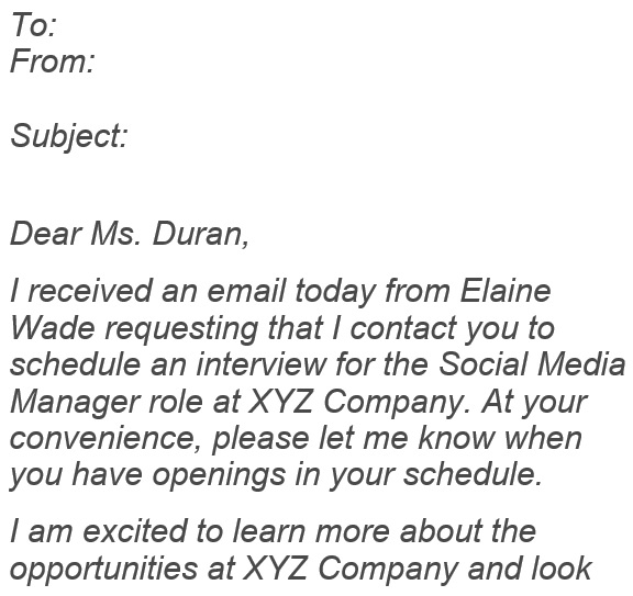 professional interview acceptance email 12