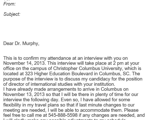 professional interview acceptance email 16