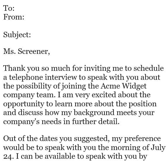 professional interview acceptance email 4