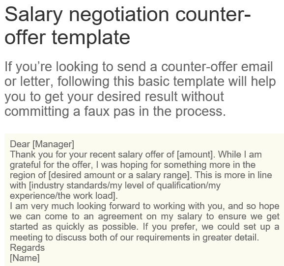 salary negotiation counter offer template