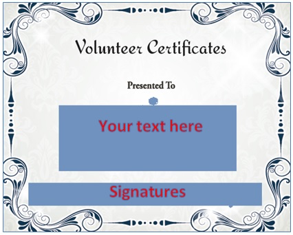 free volunteering certificate template 5