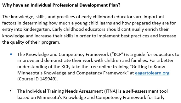 professional development plan template 6