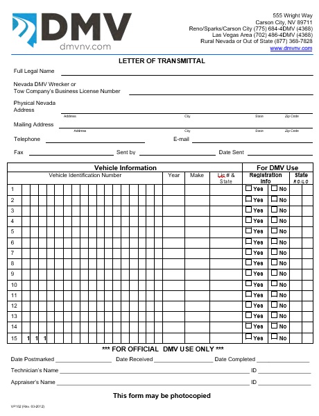 free letter of transmittal template 12