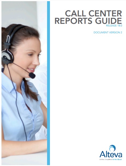 sample call center report