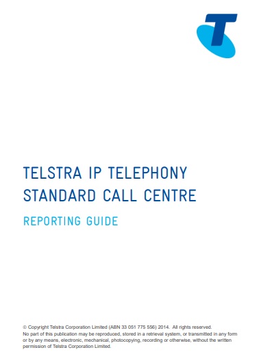 standard call centre report template