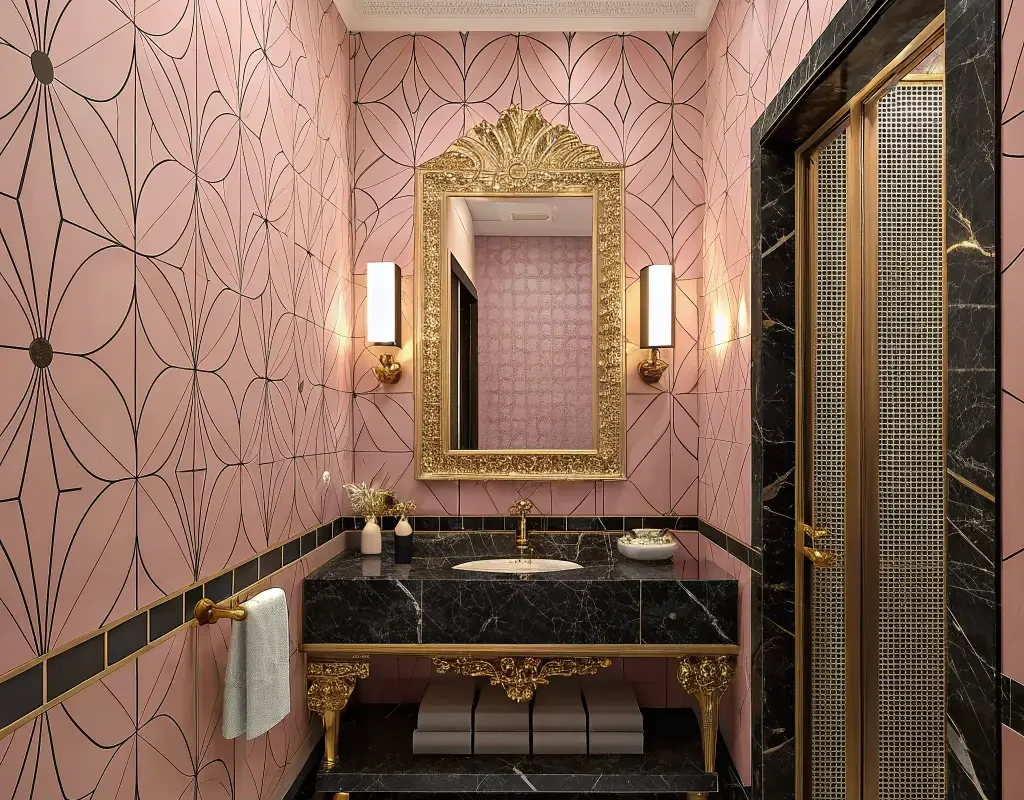 Art Deco Pink Luxe