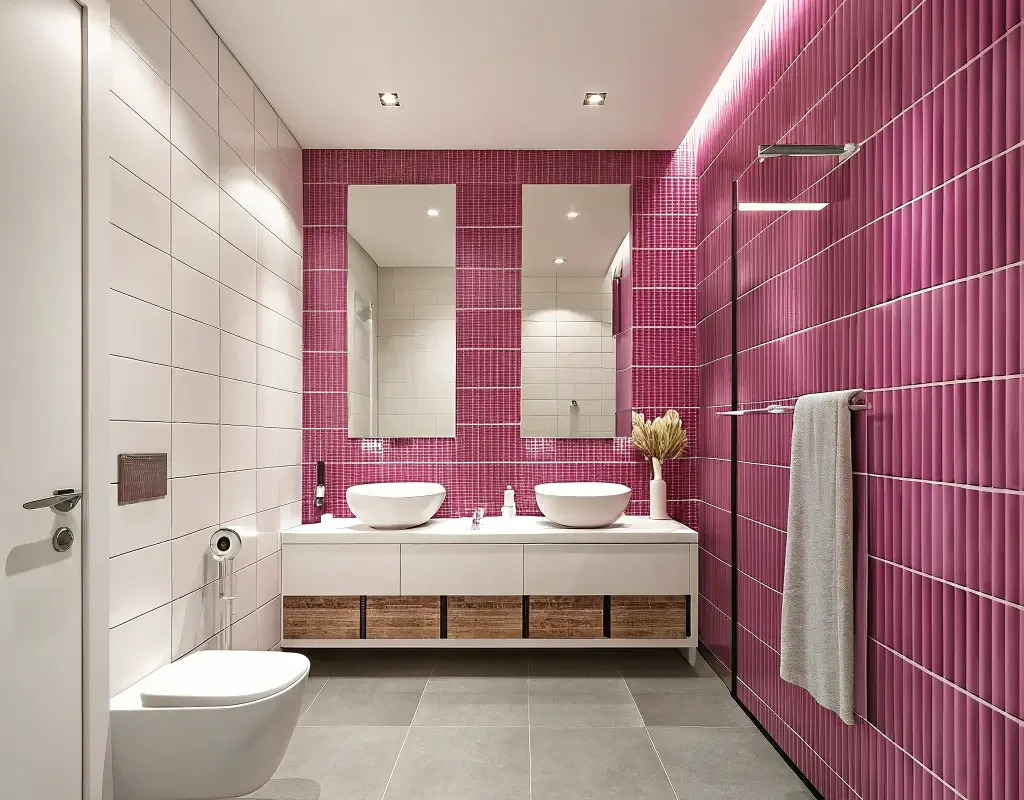 Bold Fuchsia Statement Wall