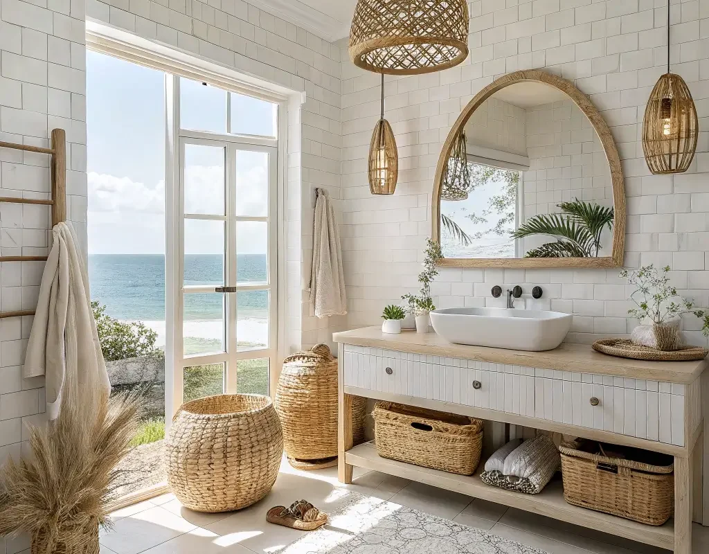 Coastal White Zellige Retreat