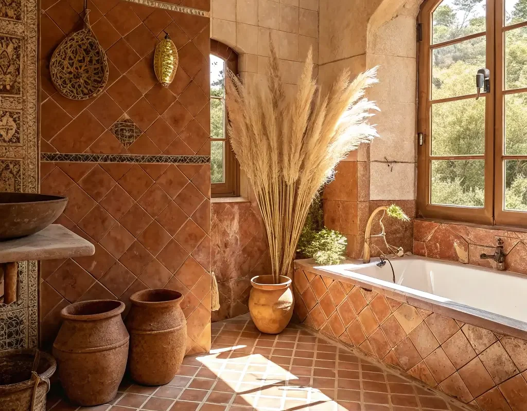 Earthy Terracotta Spa Vibes