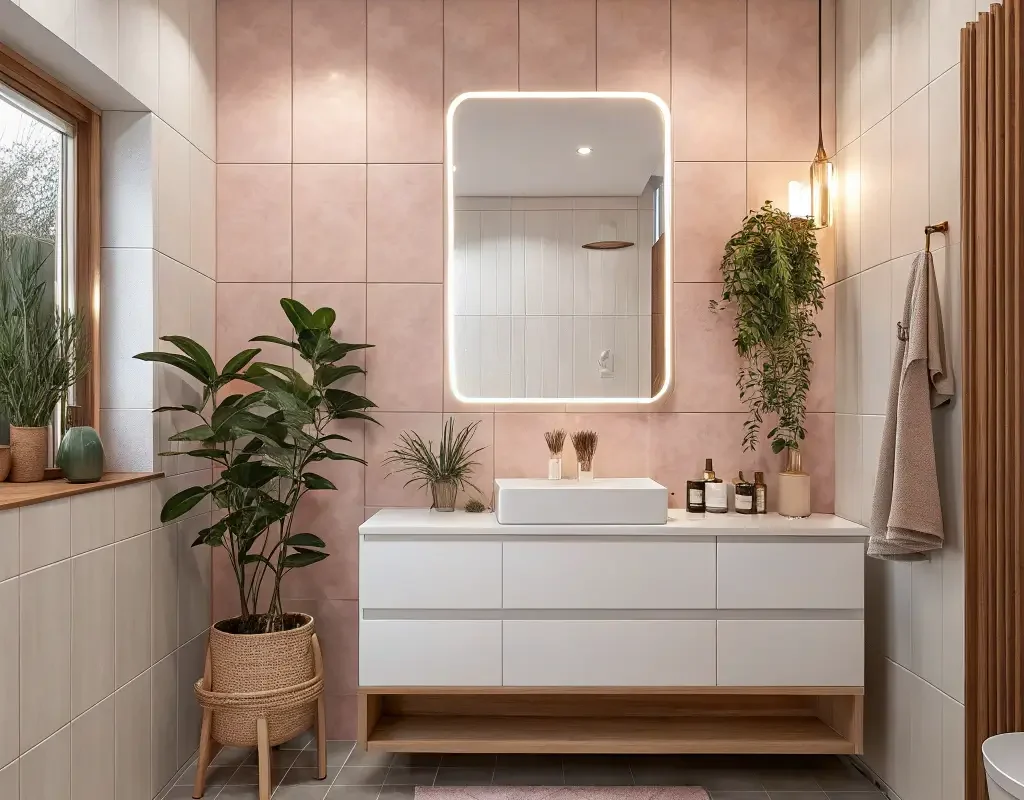 Minimalist Blush Zen Space