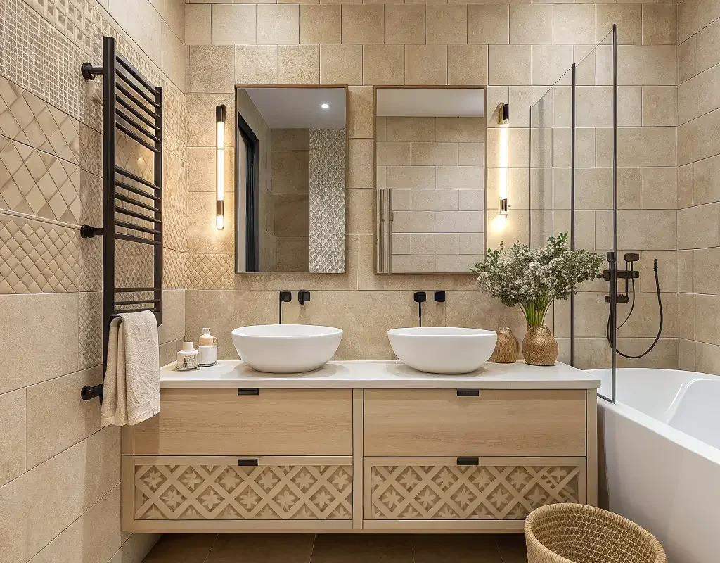 Minimalist Neutral Zellige Haven