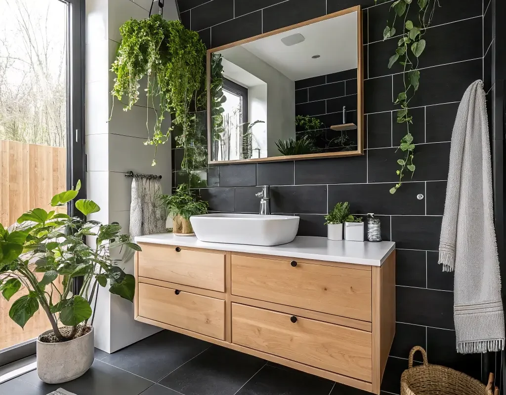 Scandinavian Black and White Serenity