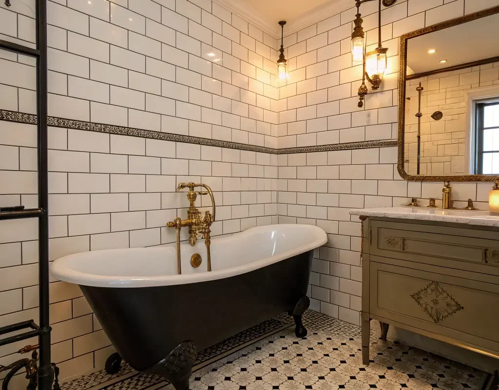 Vintage Subway Tile Charm