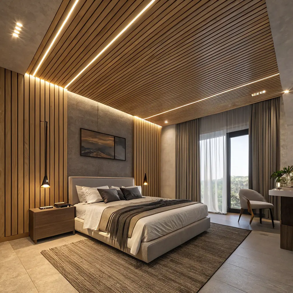 15 Minimal Simple Ceiling Design Ideas for Clean Look