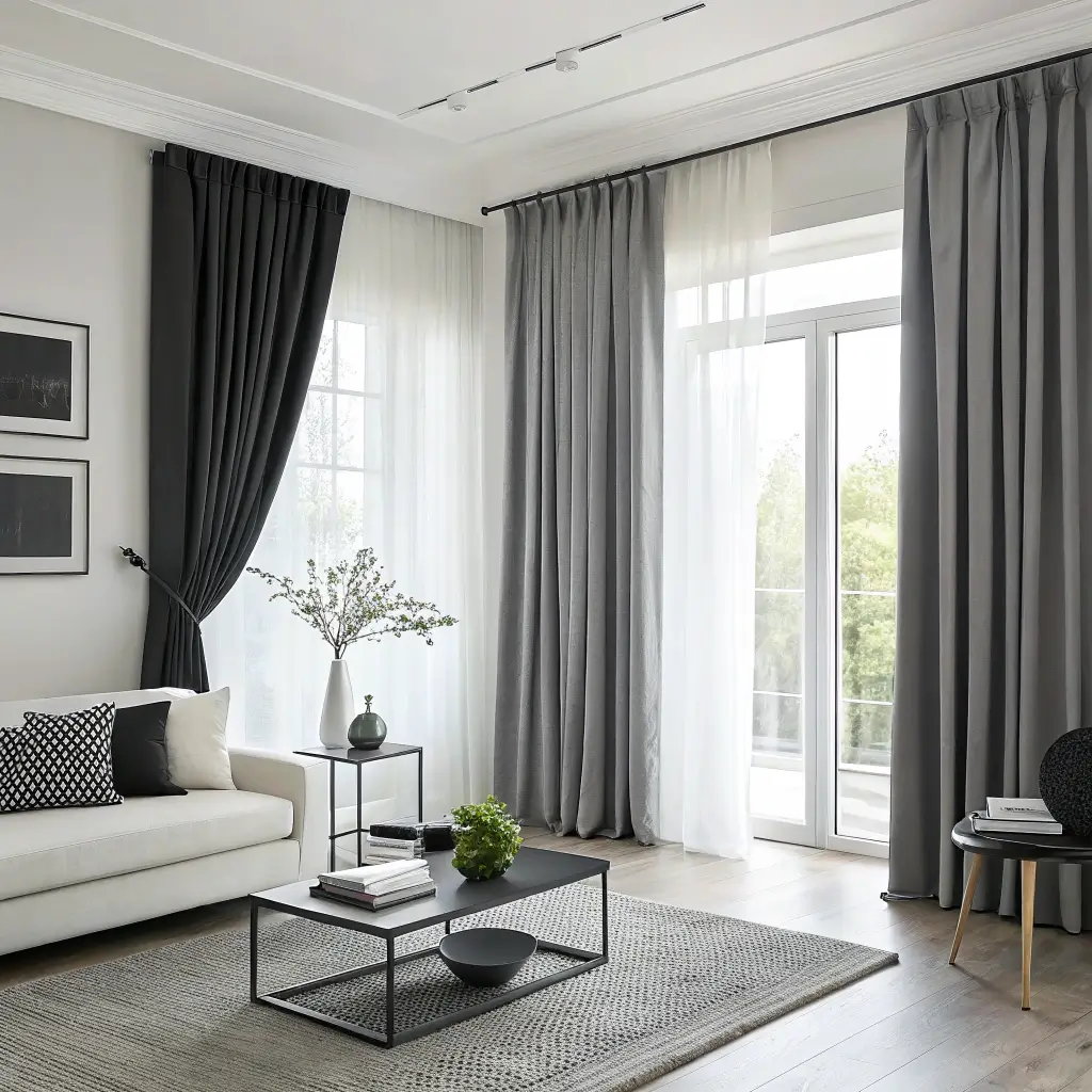 15 Simple Living Room Curtains Ideas Modern for Small Spaces