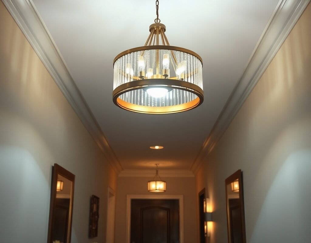 add a statement light fixture