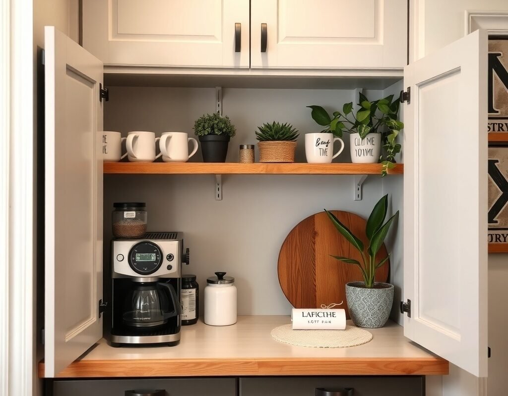cabinet nook bar