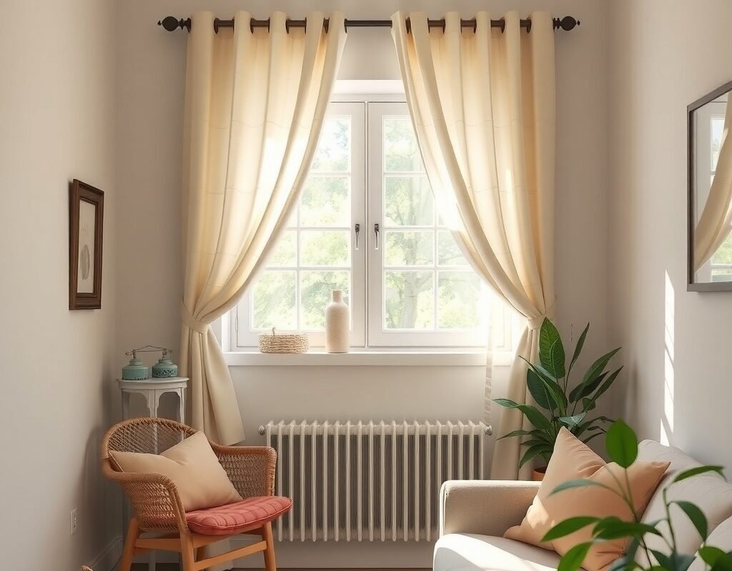 cafe style curtains for small living room windows