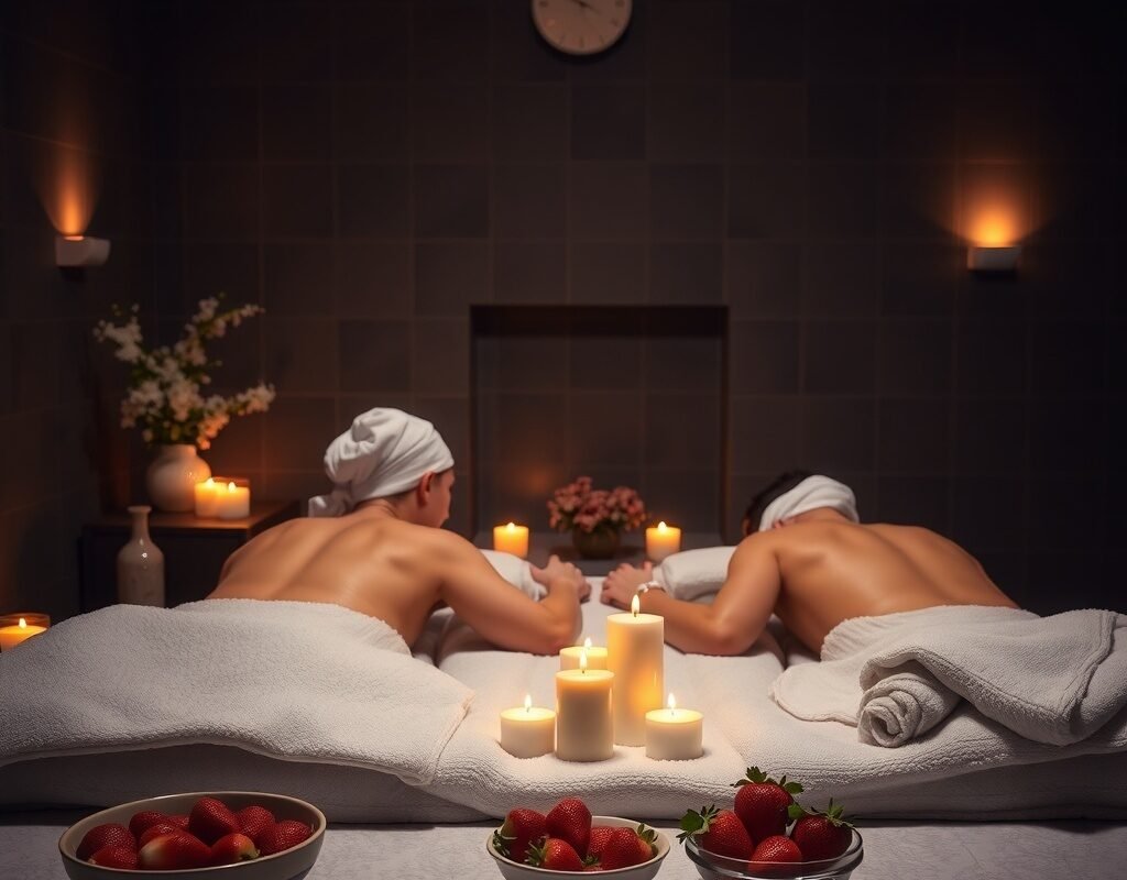 couple spa night