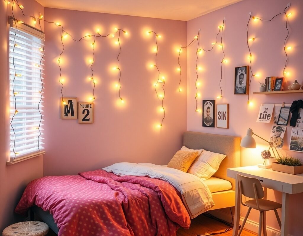 cozy fairy lights