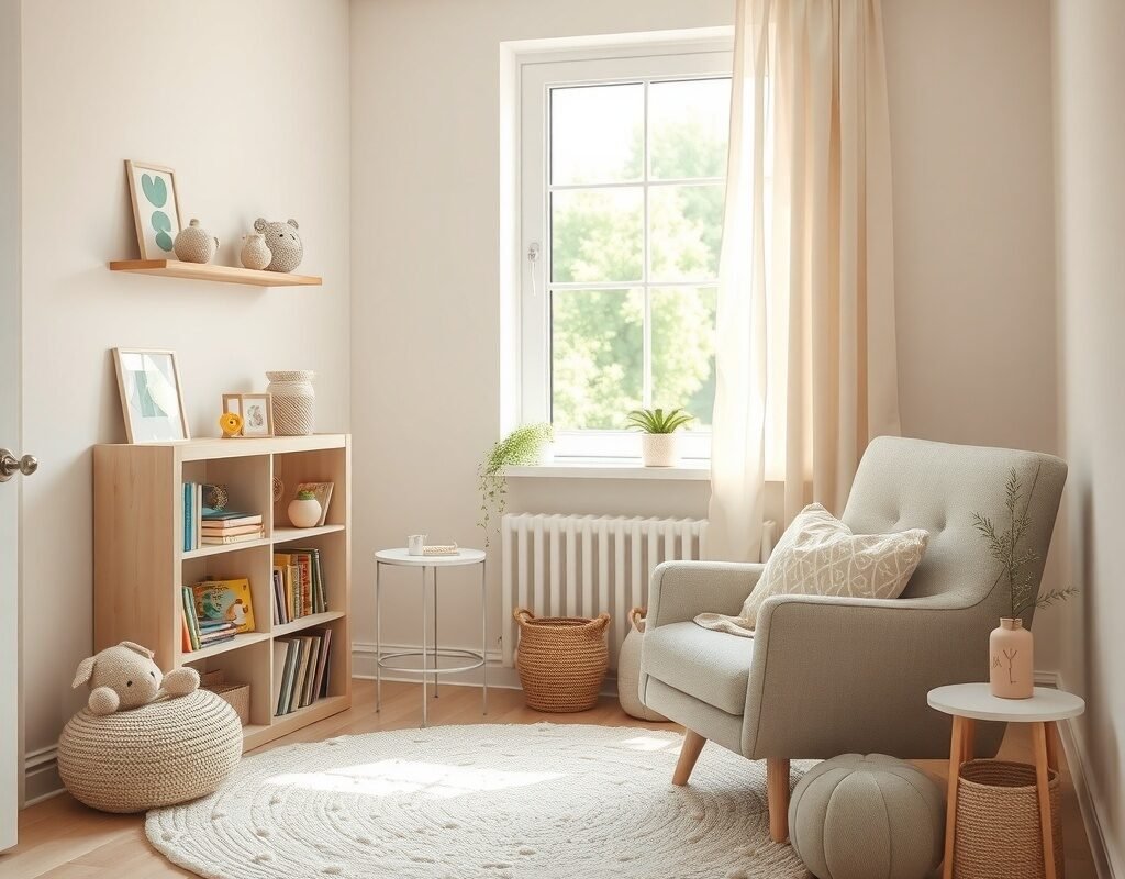 cozy reading corner