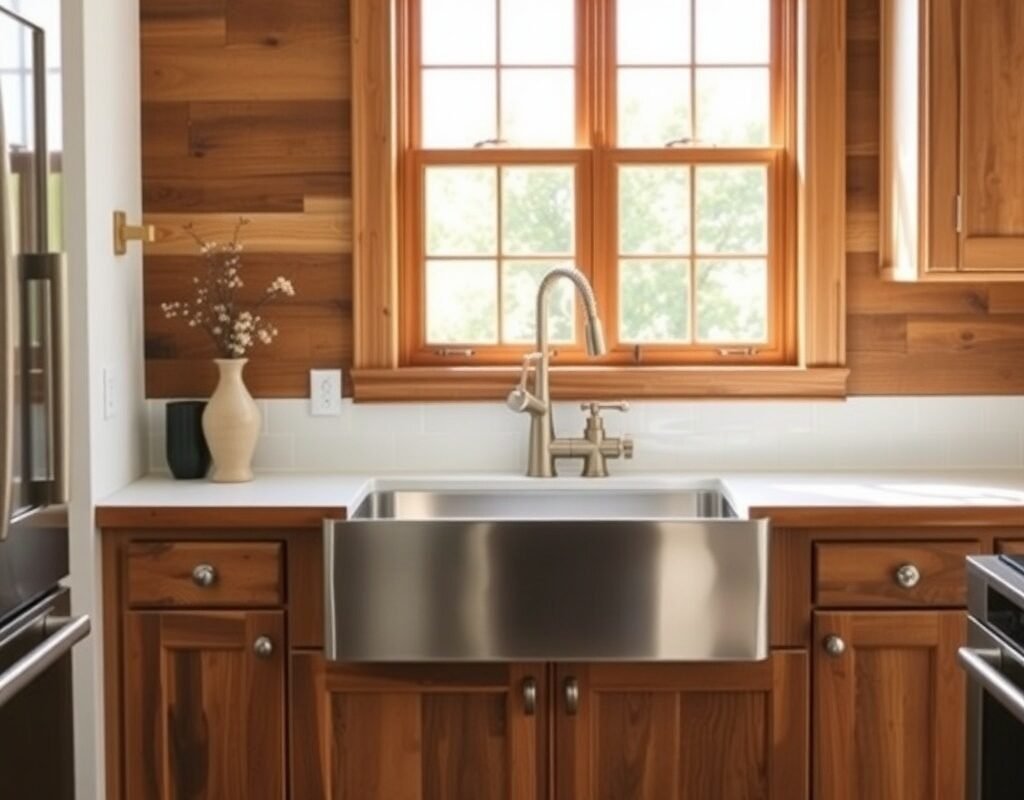 deep apron front sink