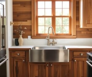 deep apron front sink