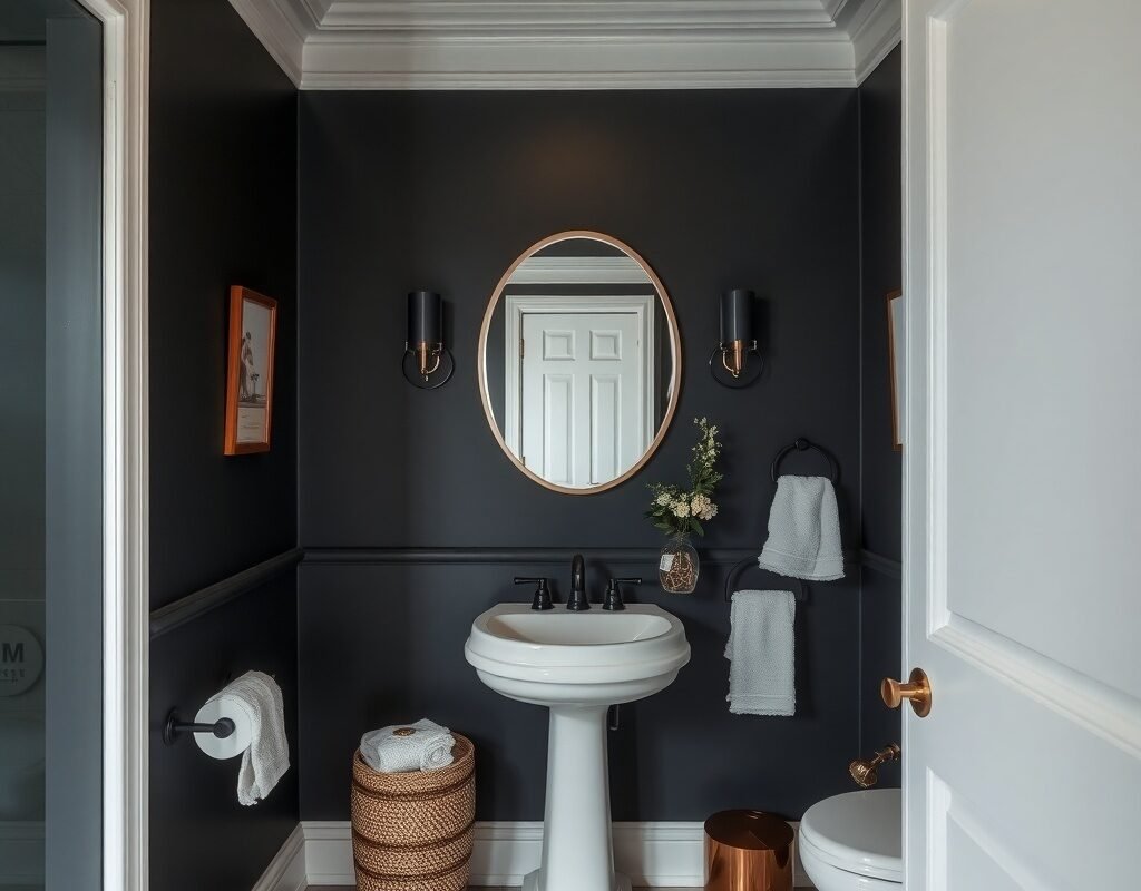 deep paint with light trim