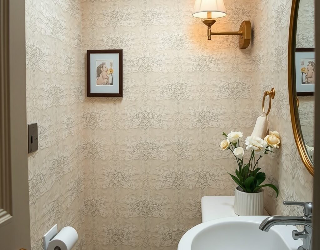 delicate lace pattern