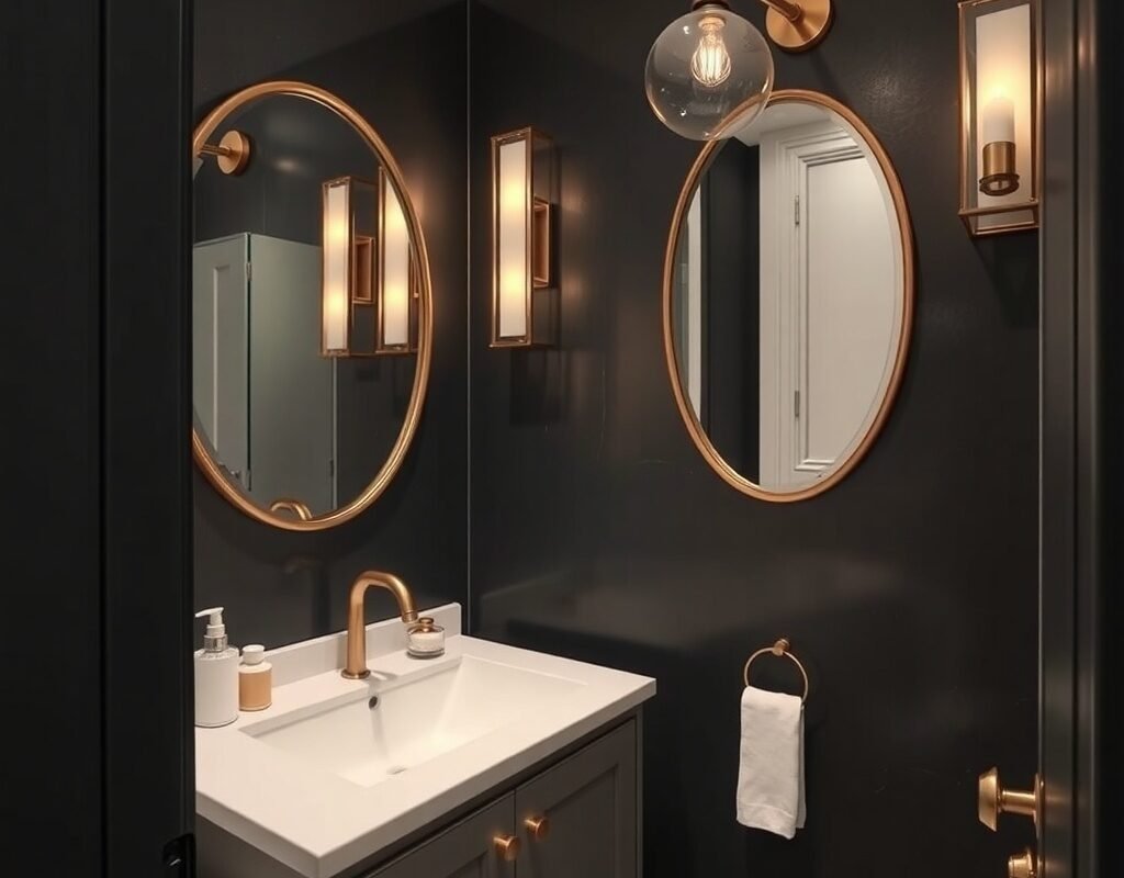 gold or brass hardware